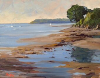 View artwork titled Coastal Maine