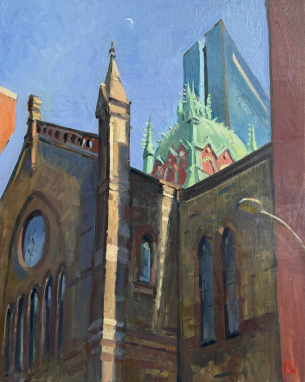 Copper on Blue