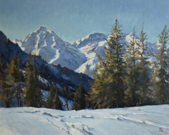 View artwork titled Alpine Ridge