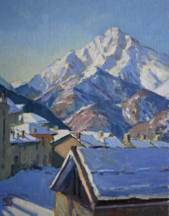 View artwork titled Sauze Old Village