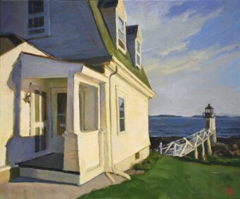 View artwork titled Turn at the Light