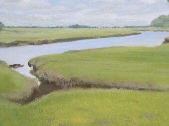 View artwork titled Gray Day on the Marsh II