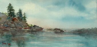 View artwork titled Gentle Pines