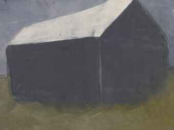 View artwork titled Blue Barn