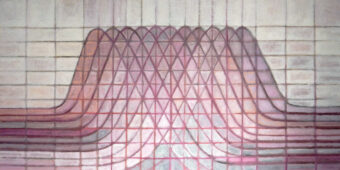 View artwork titled STANDARD NORMAL PINK SCAFFOLDING