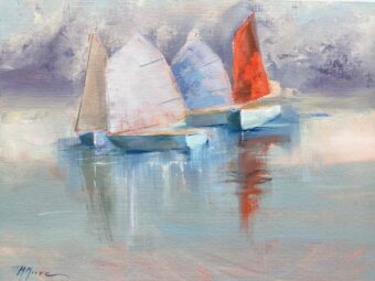 View artwork titled Sailing Lesson III