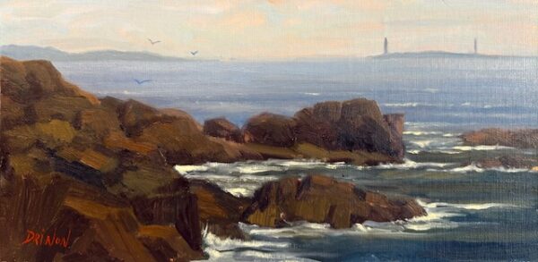 Twin Lights, Thacher Island from Gloucester