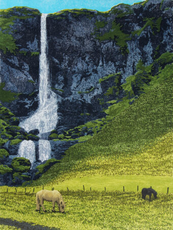 View artwork titled Iceland Cascade