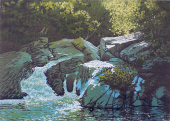 View artwork titled Summer Falls
