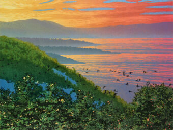 View artwork titled Winged Sunset