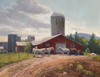 View artwork titled Horsing Around