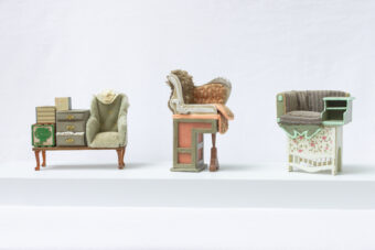 View artwork titled A Leg to Stand On Triptych