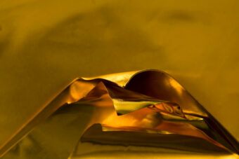 View artwork titled Copper Waves from the Metal Series