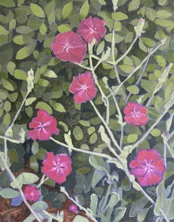 View artwork titled A Flush of Flowers