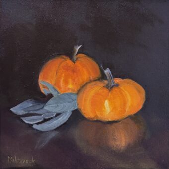 View artwork titled Pumpkins and Sage