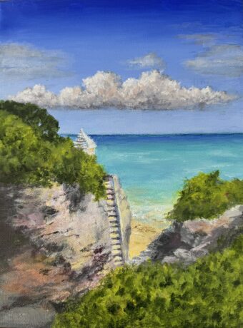 View artwork titled Castle Point Walk