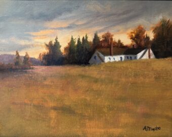 View artwork titled Over the Hill