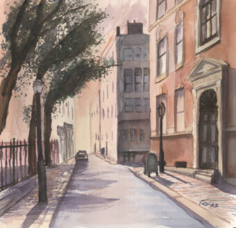 View artwork titled Myrtle Street II, Beacon Hill