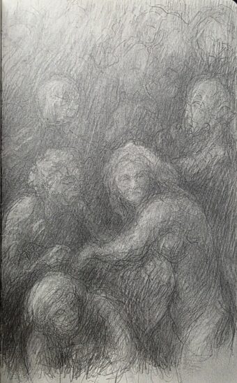 View artwork titled They Are Here