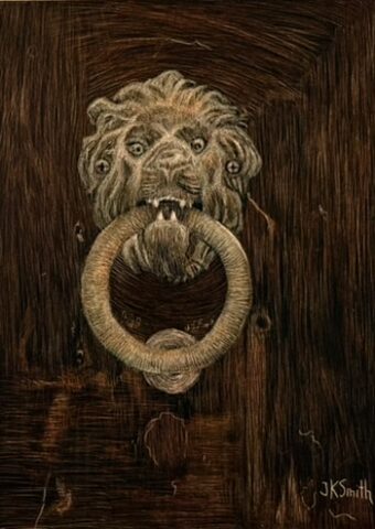 View artwork titled Rome Doorknocker