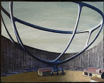 View artwork titled Top secret radio telescope