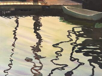 View artwork titled Evening Ripples