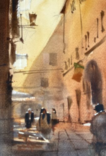 View artwork titled The Market at Sienna
