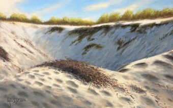 View artwork titled Dune Hollow