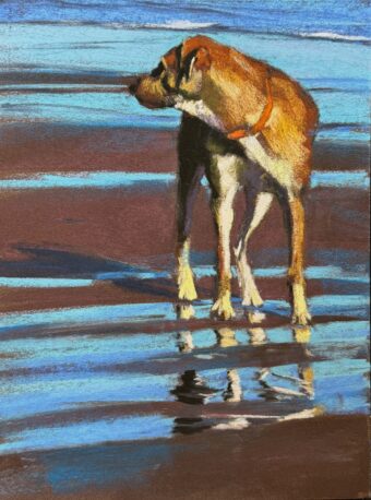 View artwork titled Beach Dog