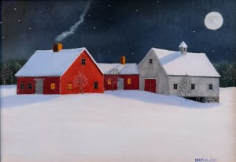 View artwork titled Moonbeams on New Snow