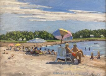 View artwork titled Niles Beach, Noon