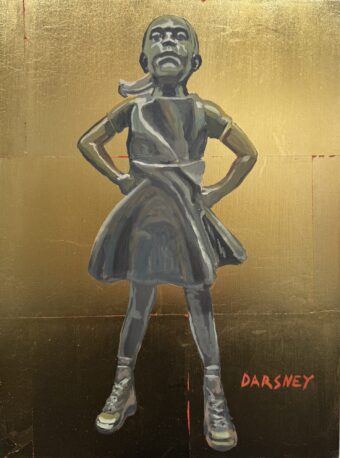 View artwork titled Fearless Girl XI