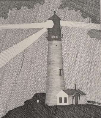 View artwork titled Lighthouse