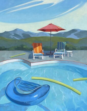 View artwork titled Vermont Swimming Hole