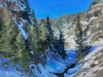 View artwork titled Mountain Blues