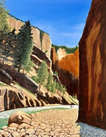 View artwork titled In Zion