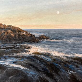 View artwork titled Rocky Coast