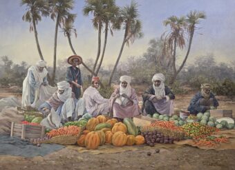 View artwork titled TUAREG VEGETABLE MARKET