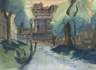 View artwork titled “Common at Sunset”