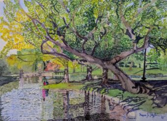 View artwork titled Leaning Toward The Light
