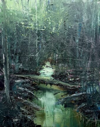 View artwork titled Woodland scene