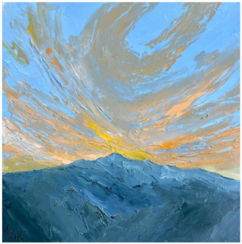 View artwork titled Mt. Washington 8/2/25, from the 365 Views of Mt. Washington Series