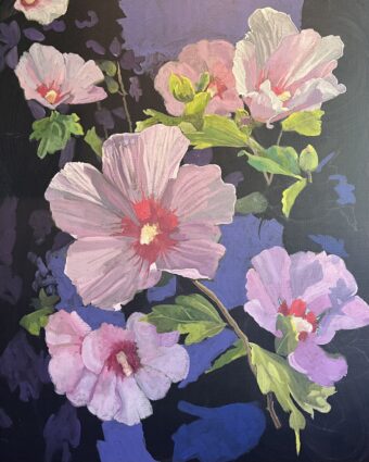 View artwork titled Pink Flowers