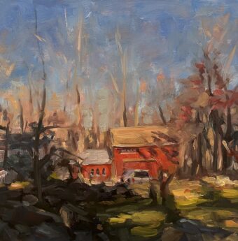 View artwork titled Red House