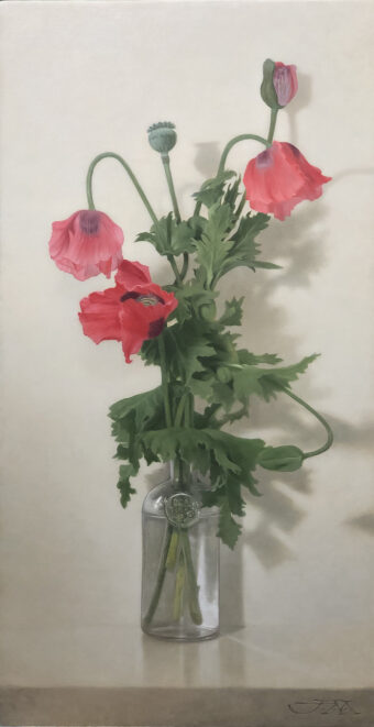 View artwork titled Pink Poppies