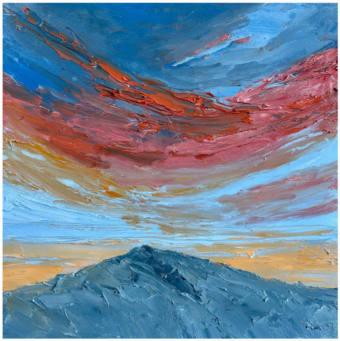 View artwork titled Mt. Washington 8/3/25, from the 365 Views of Mt. Washington Series