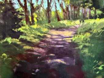 View artwork titled Appleton Farms path