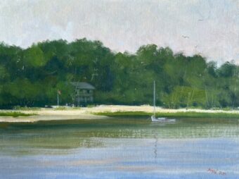 View artwork titled Hidden Cottage, Cape Cod