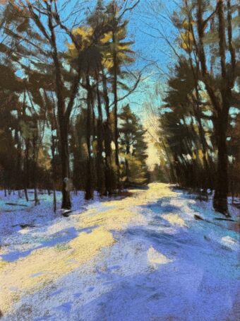 View artwork titled Winter Path