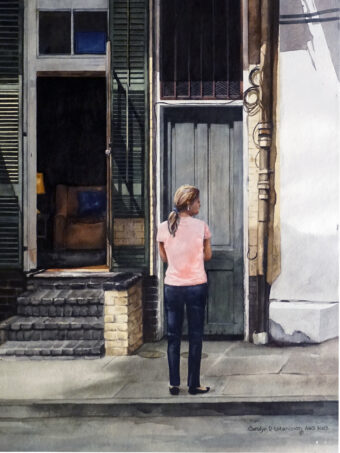 View artwork titled Summer Sidewalk